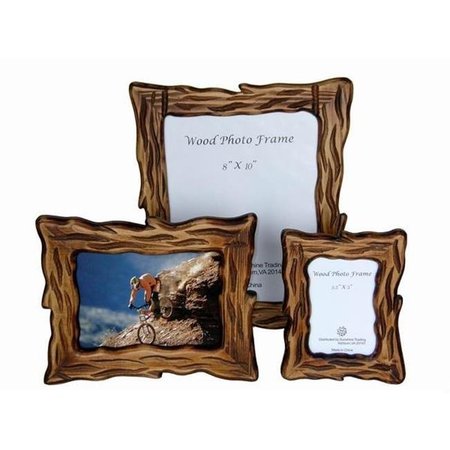 SUNSHINE TRADING Sunshine Trading ST-12-5 Handmade Wood Photo Frame - 3.5 x 5 Inch ST-12-5